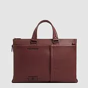 Кожаная сумка для ноутбука 15,6", расширяемая Piquadro CA4021W137/CU, коричневый