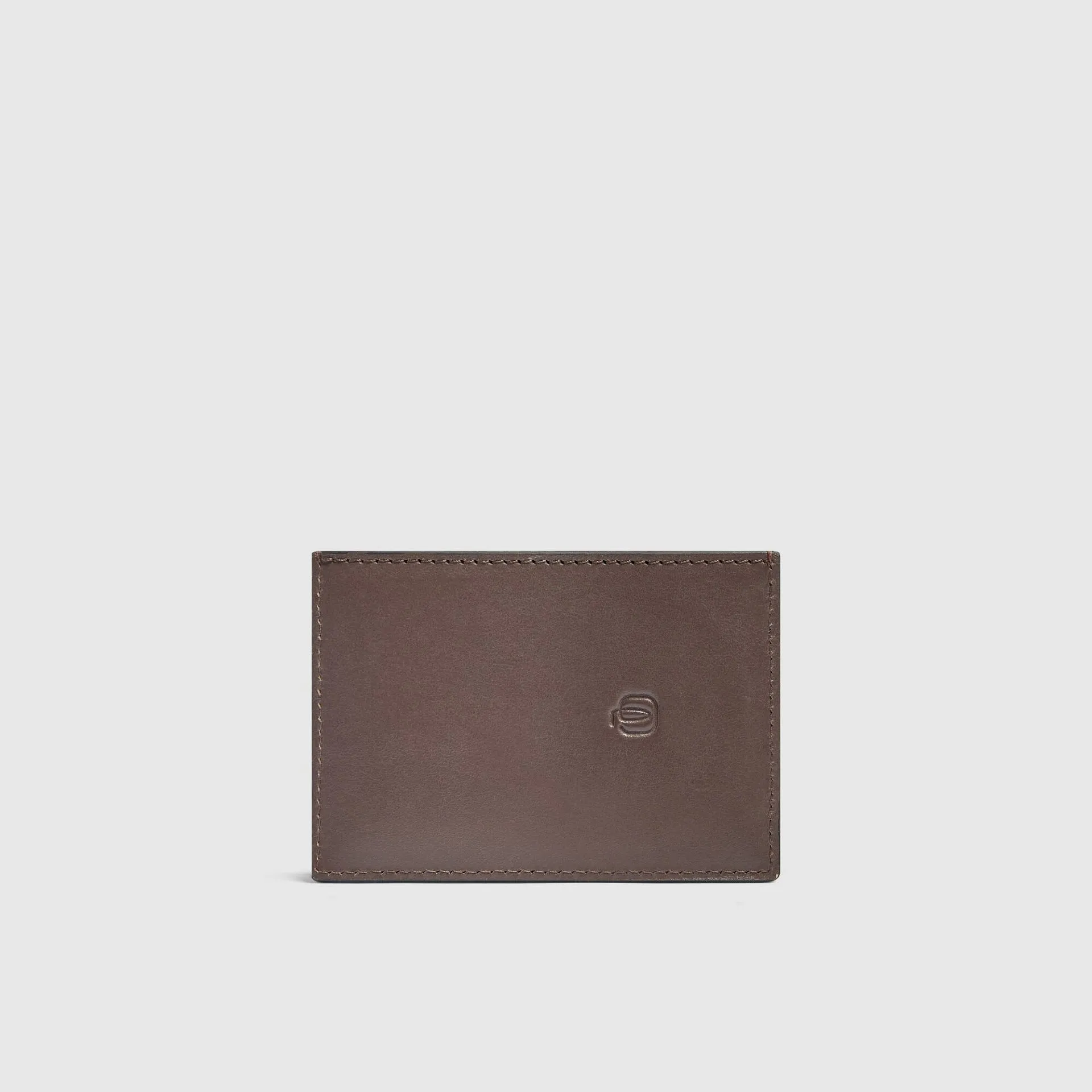 Кожаный картхолдер MagSafe на 2 карты с RFID-защитой Piquadro PP7435PQ6/M, коричневыйphoto1