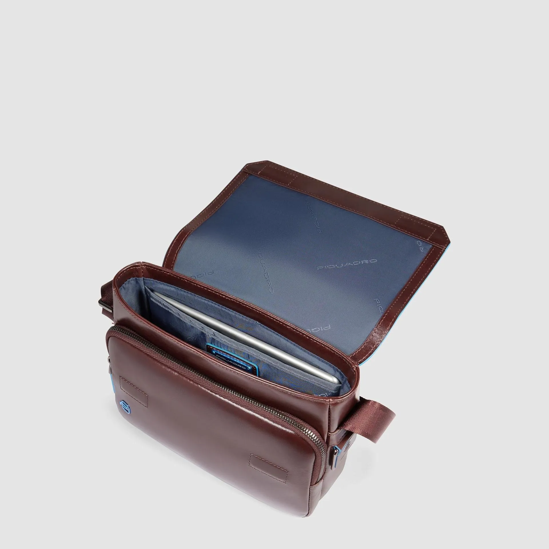 Кожаная сумка через плечо для iPad mini с защитой RFID Piquadro CA6812B2/MO, коричневыйphoto3