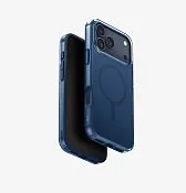 Чехол UNIQ Clario для iPhone 17 Pro Max, синий (Royal Blue)