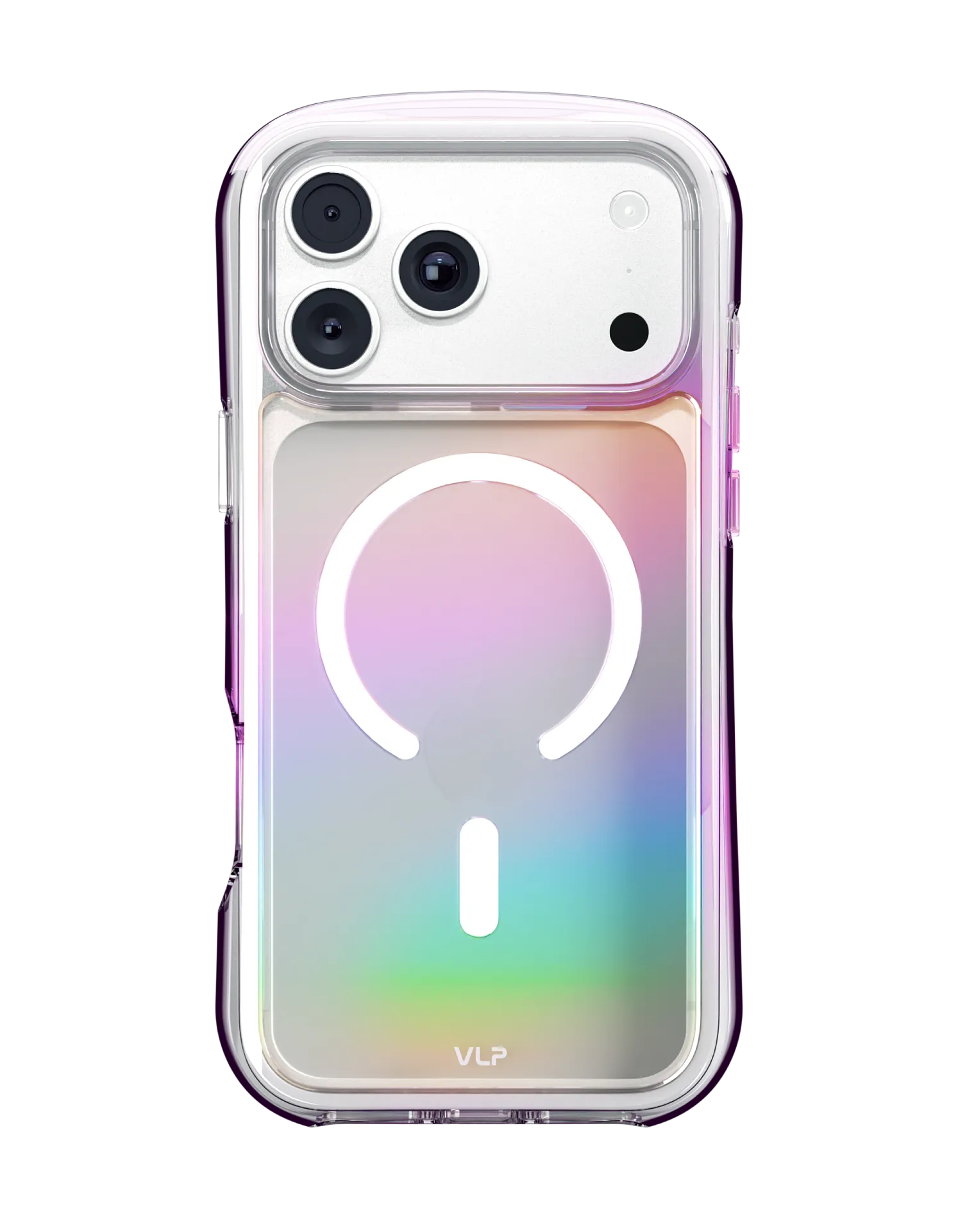 Чехол защитный VLP Bubble Case с MagSafe для iPhone 18 Pro Max, перламутрphoto0