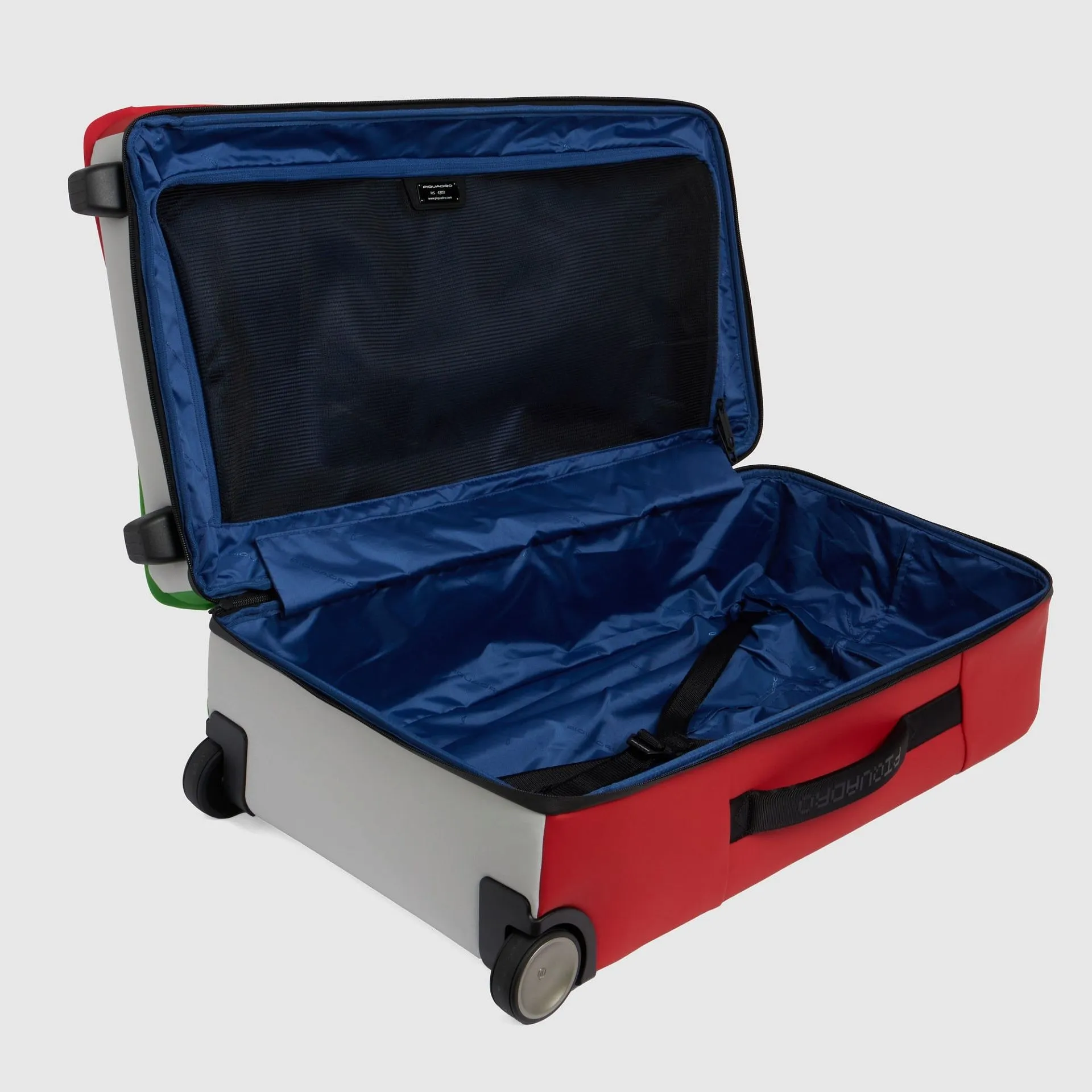 Дорожная сумка на колёсах из прорезиненной ткани Piquadro x FISI Piquadro BV6376C2OWFI26/BRV, белыйphoto3