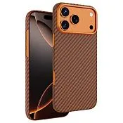 Чехол защитный KEEPHONE KEVLAR DIAGO для iPhone 17 Pro Max / iPhone 18 Pro Max, космический оранжевый