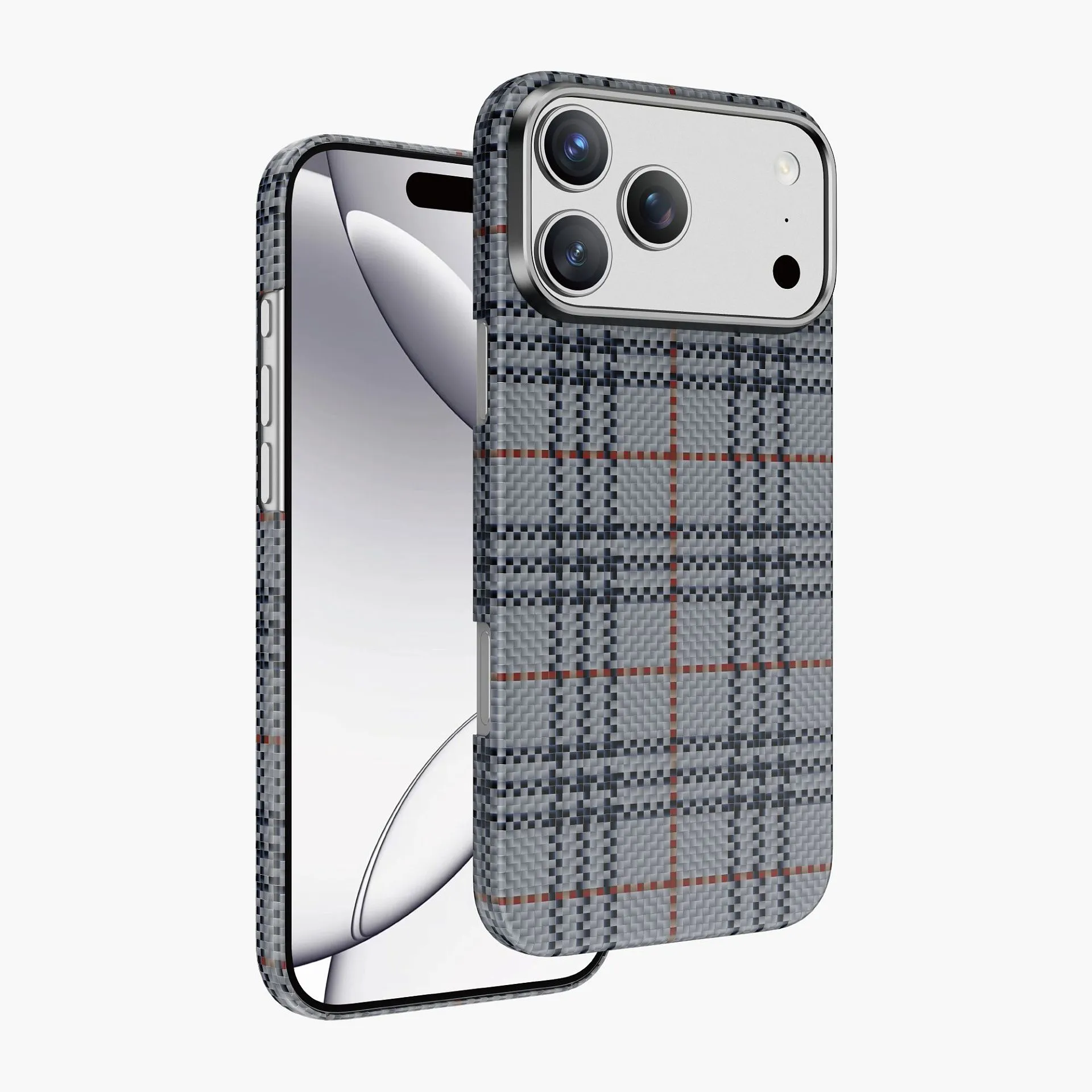 Чехол защитный KEEPHONE KEVLAR SCOTS для iPhone 17 Pro / iPhone 18 Pro, пустынный титанphoto1