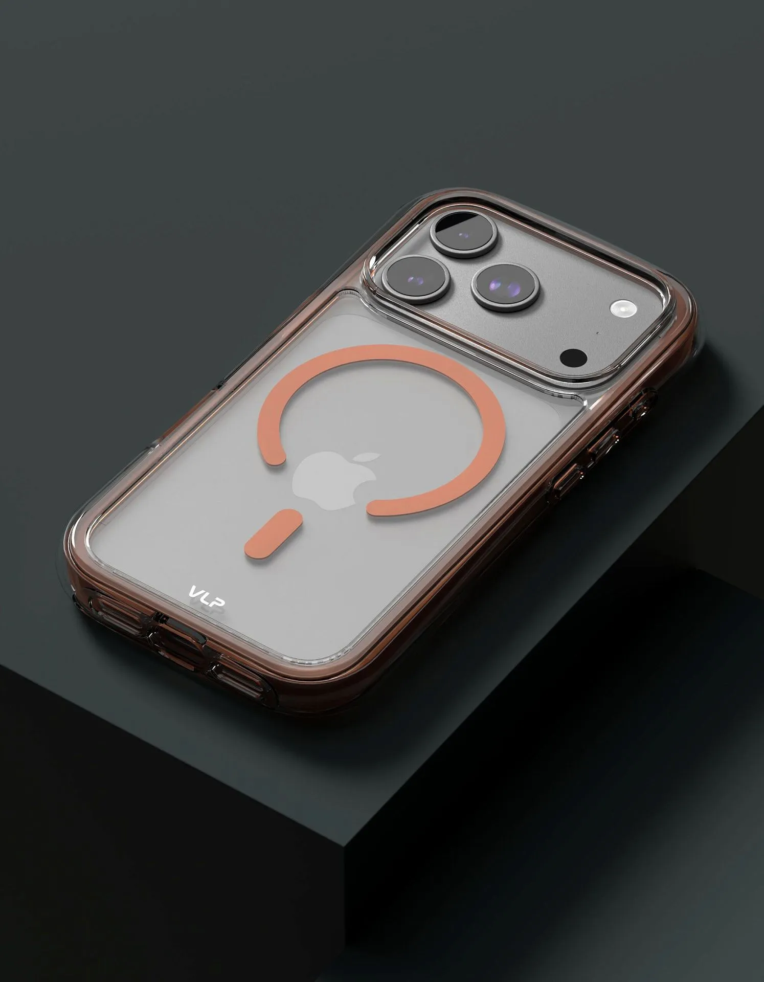 Чехол защитный VLP Bubble Case с MagSafe для iPhone 17 Pro, оранжевыйphoto1