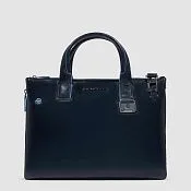Тонкая кожаная сумка для ноутбука 14" Piquadro CA6857B2/BLU2, синий