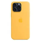 Силиконовый чехол MagSafe для iPhone 15 Pro Max Желтый