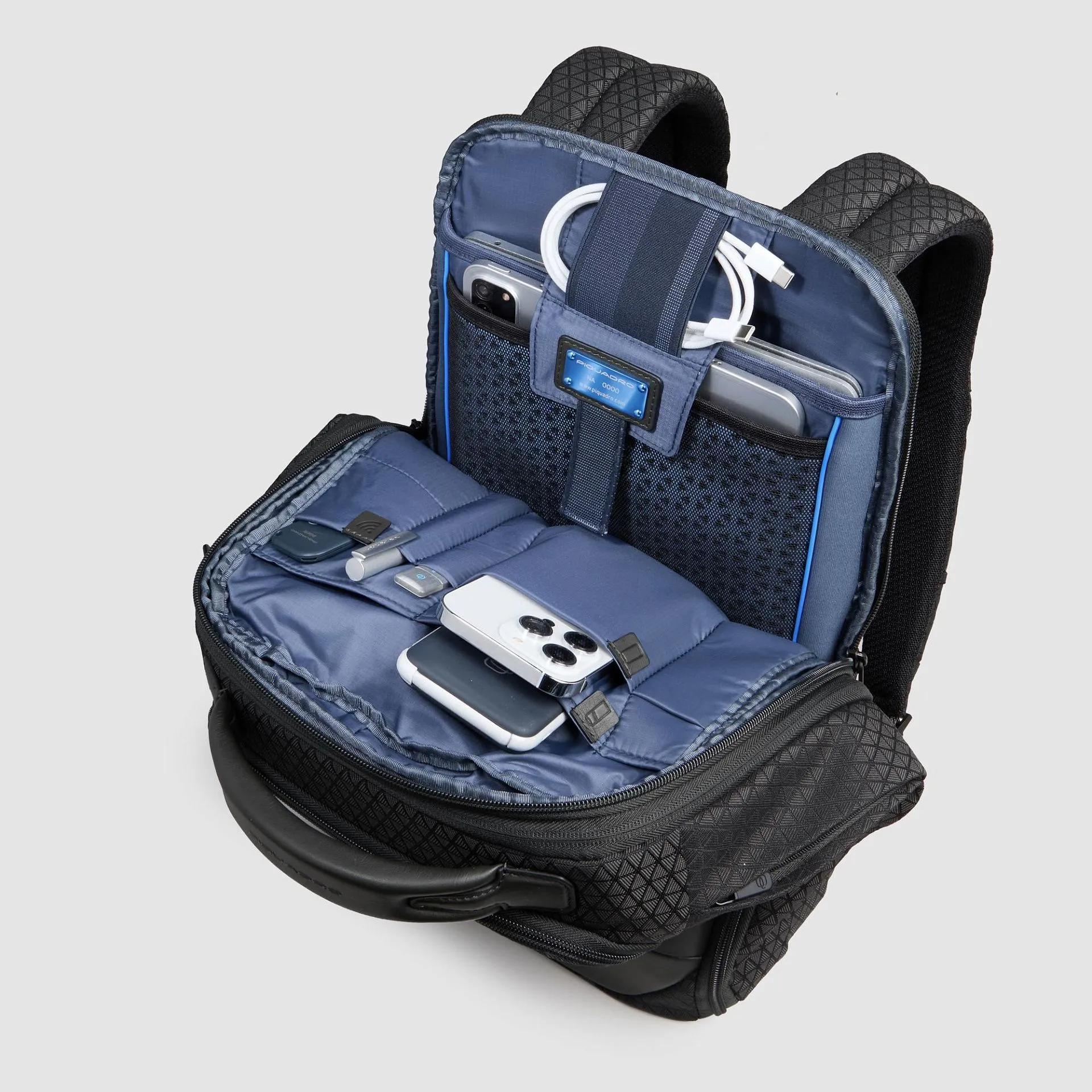 Дорожный рюкзак для ноутбука 14" с системой расширения Piquadro CA6827W139/N, чёрныйphoto6