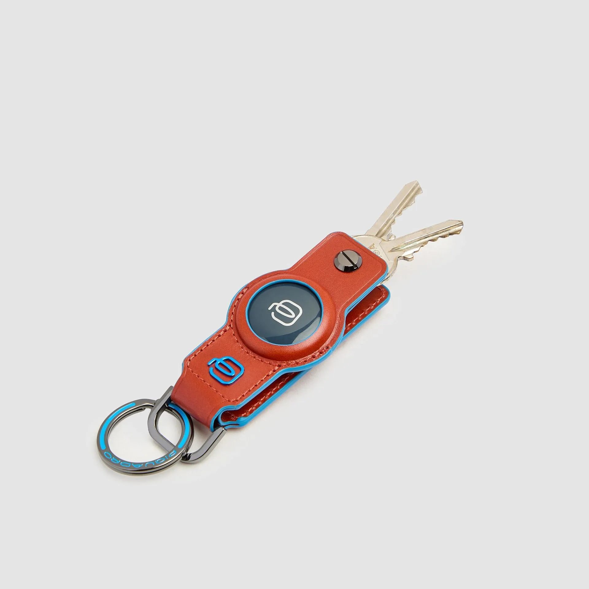 Кожаный брелок для ключей с отделением для AirTag Piquadro PC7090B2/CU4, коричневыйphoto2