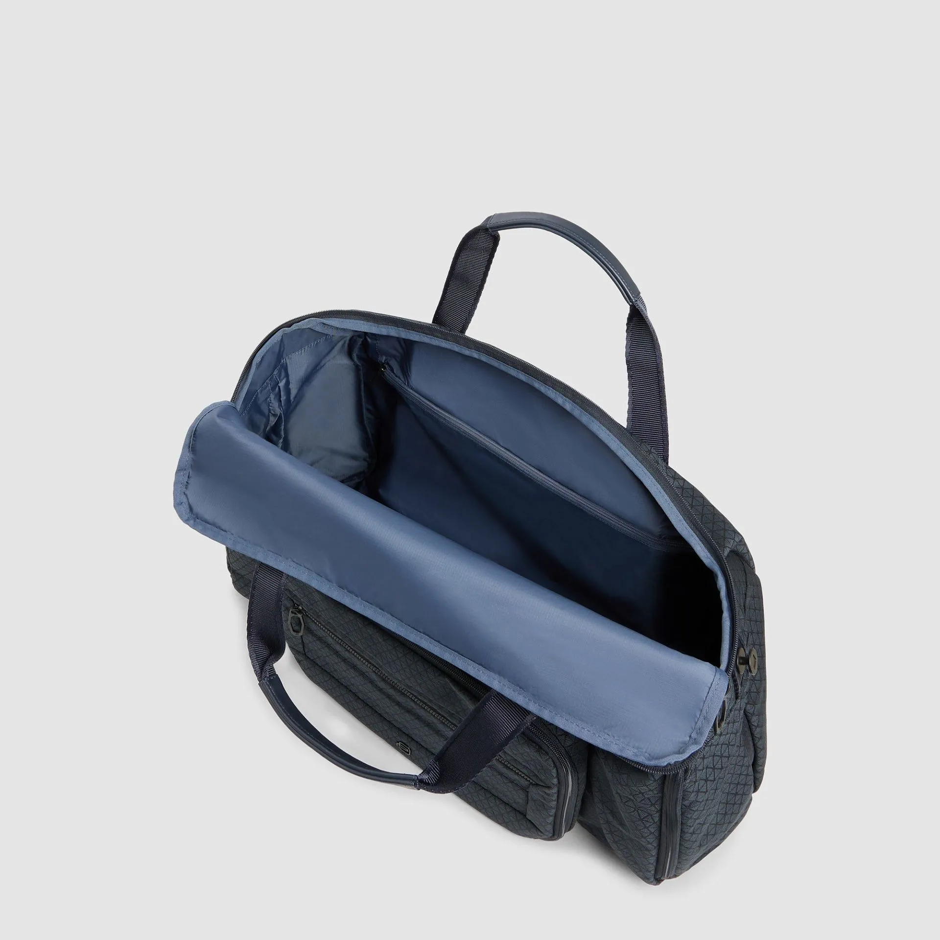 Расширяемая дорожная сумка из переработанной ткани Piquadro BV7014W139/BLU, синийphoto6