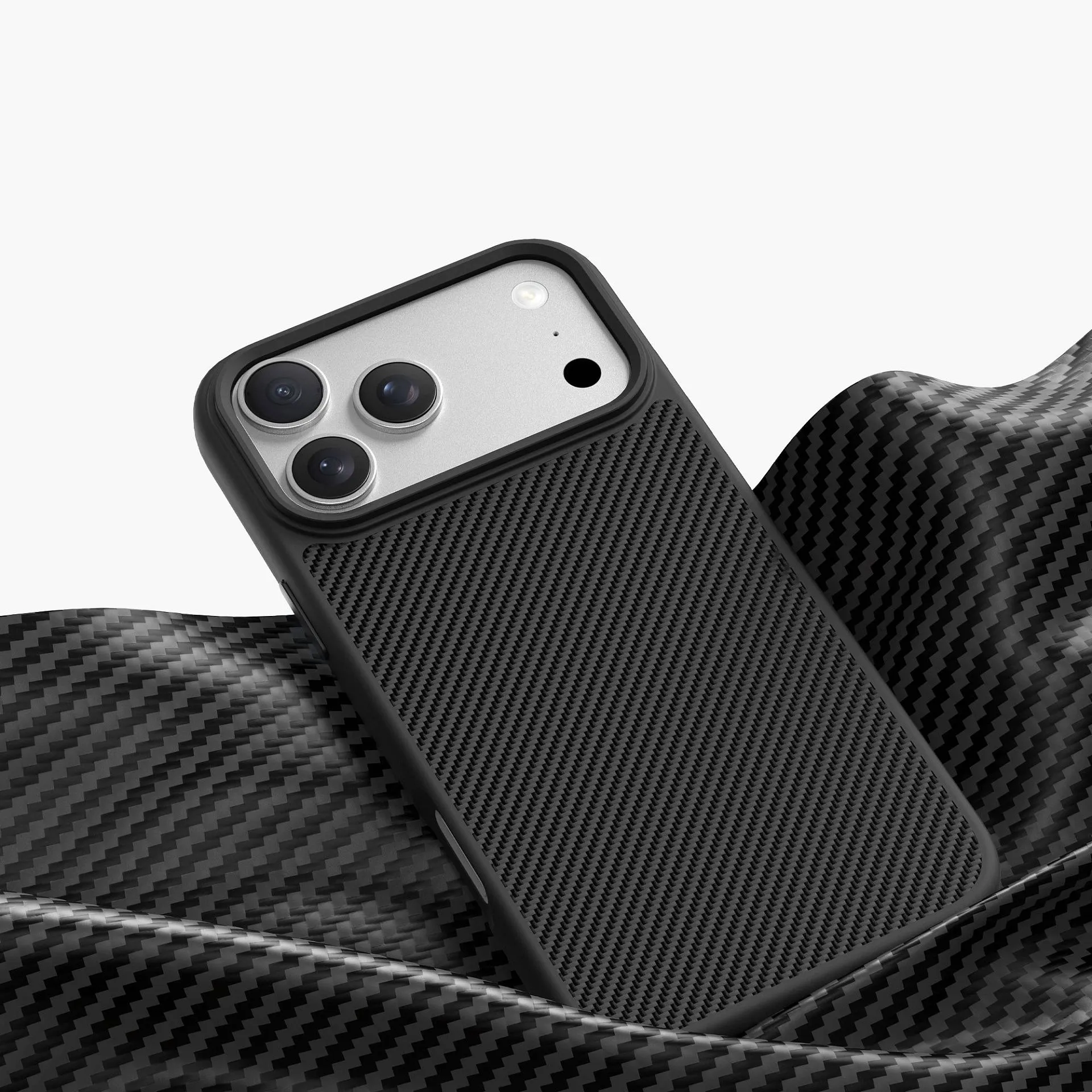 Чехол защитный KEEPHONE KEVLAR COMBAT для iPhone 17 Pro / iPhone 18 Pro, черныйphoto2