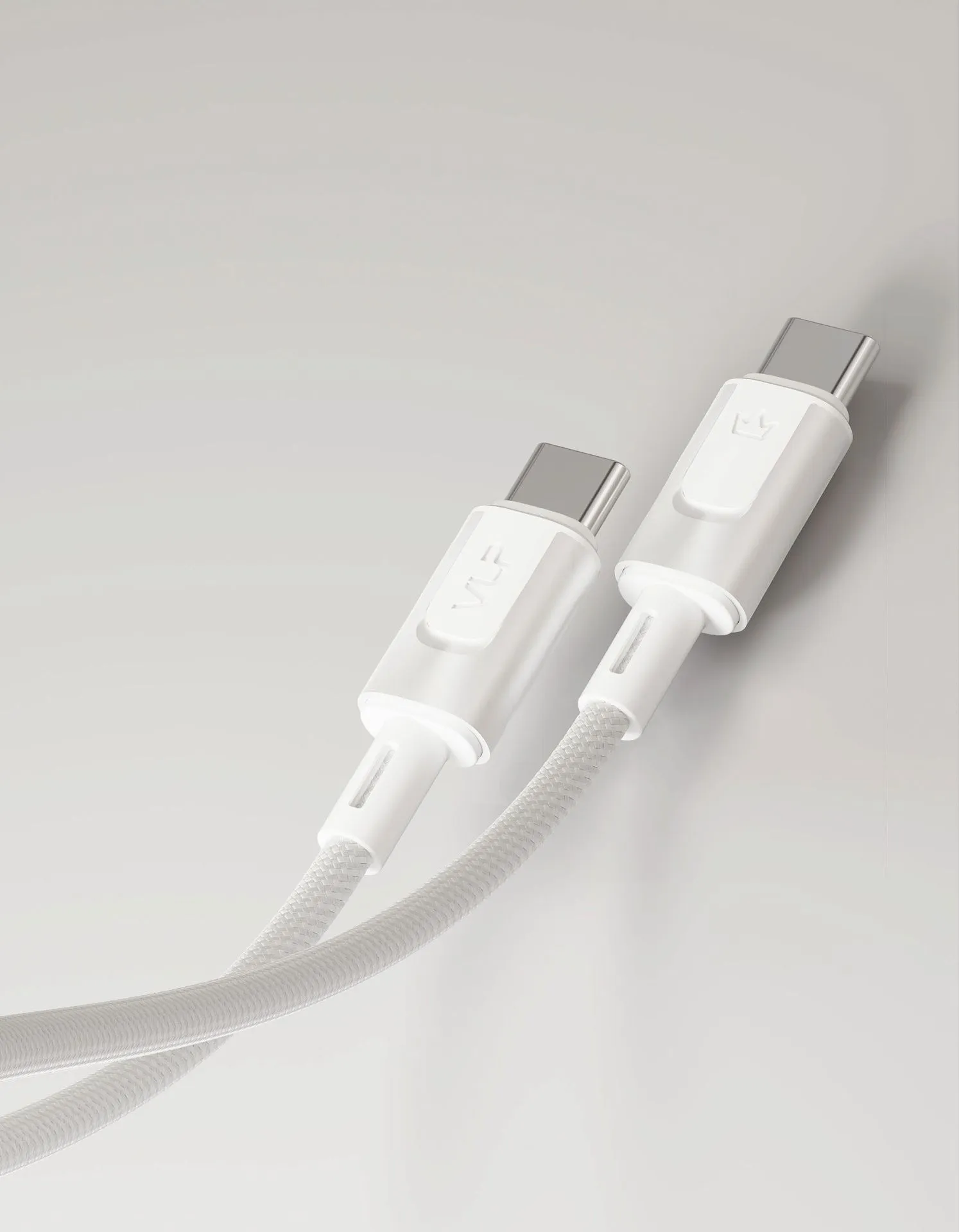 Дата-кабель VLP Force Line 100W USB-C + USB-C, 2.0m, белыйphoto3
