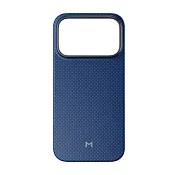 Чехол Magssory Aramid Frame Case для iPhone 18 Pro, пиксельный синий