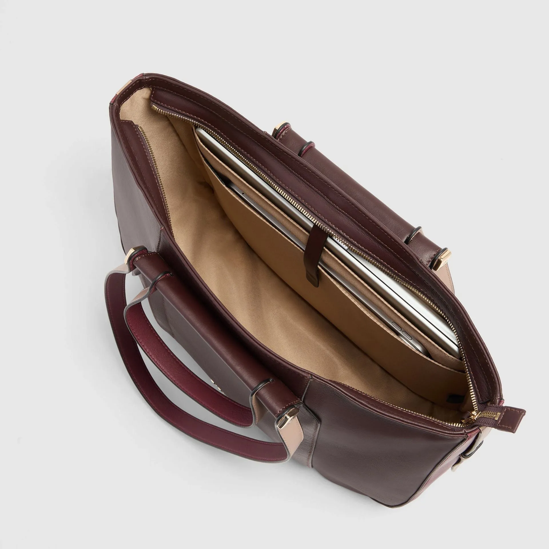 Женская кожаная сумка для ноутбука 14" Piquadro BD7136W92/BORO, бордовыйphoto3