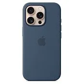 Силиконовый чехол MagSafe для iPhone 16 Pro Деним