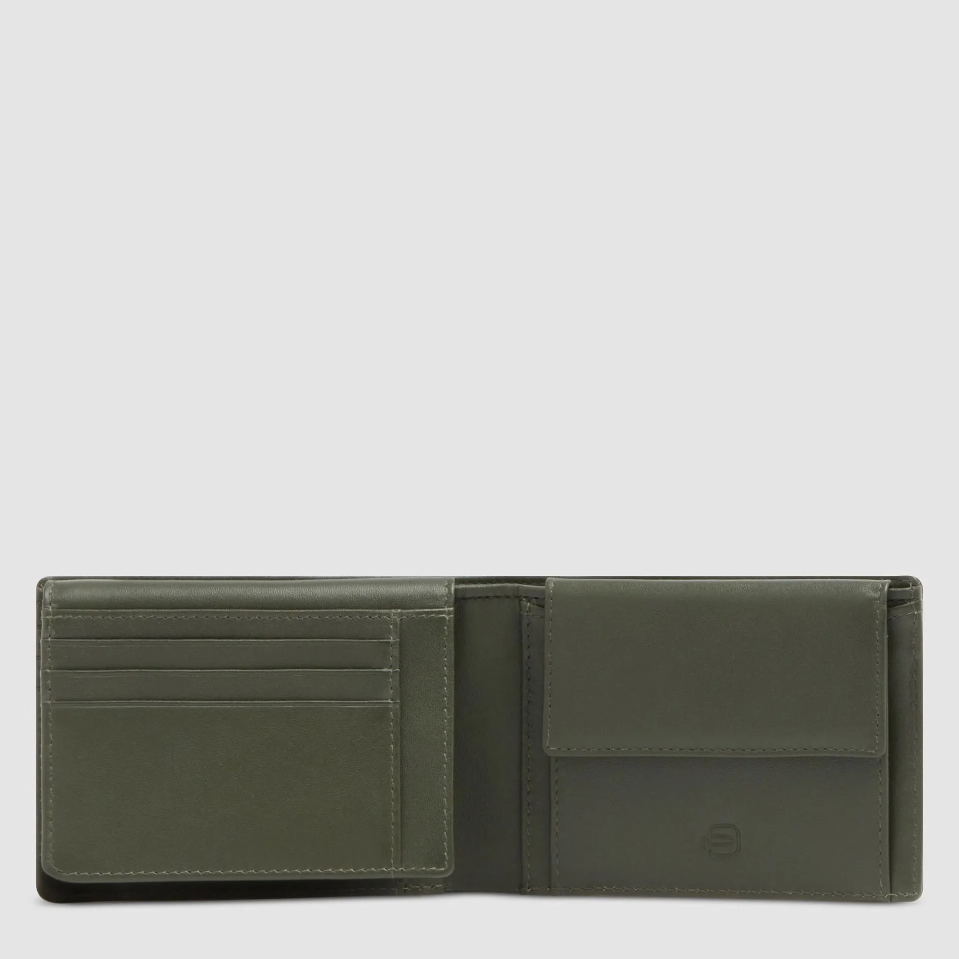 Мужское портмоне с RFID-защитой и 7 слотами для карт Piquadro PU1392W145R/VE, зелёныйphoto2