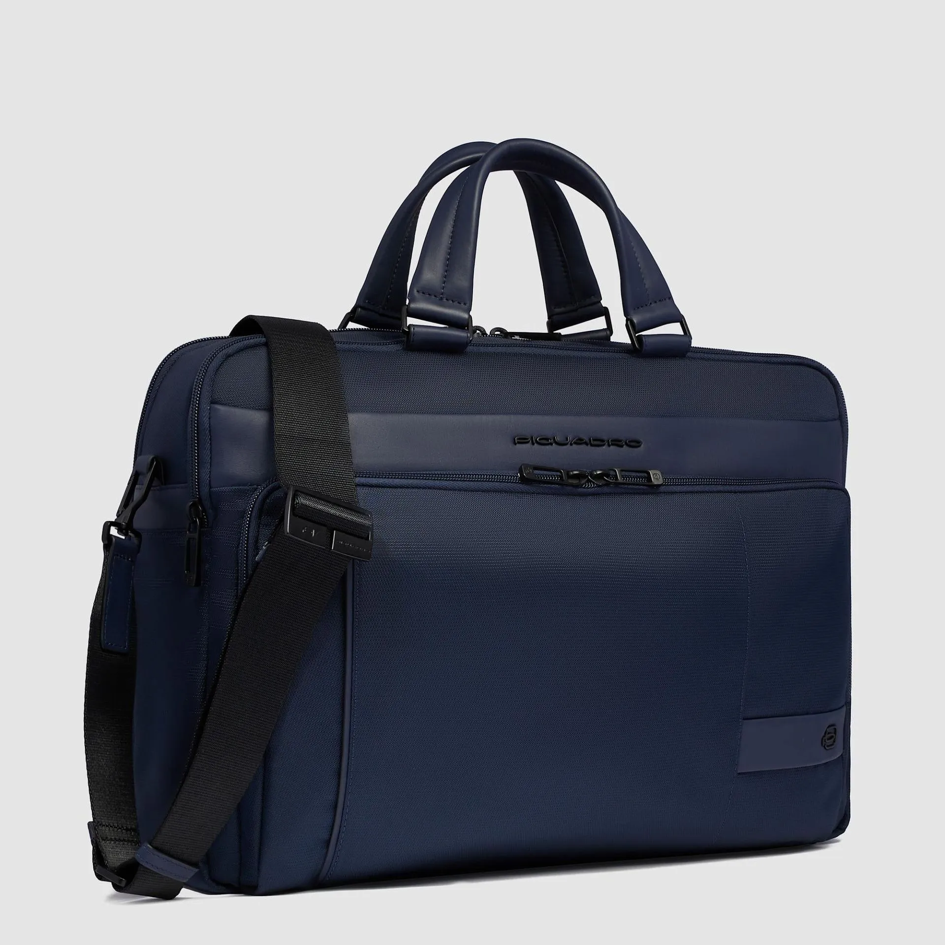 Сумка для ноутбука 15,6" Fast Check, кожа и текстиль Piquadro CA6637W129/BLU, синийphoto1