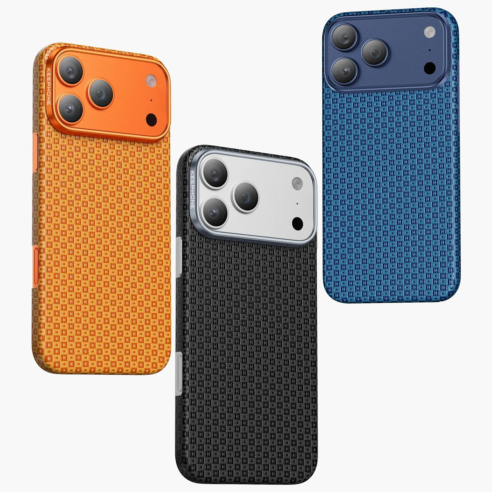 Чехол защитный KEEPHONE KEVLAR ANKORA для iPhone 17 Pro / iPhone 18 Pro, космический оранжевыйphoto3