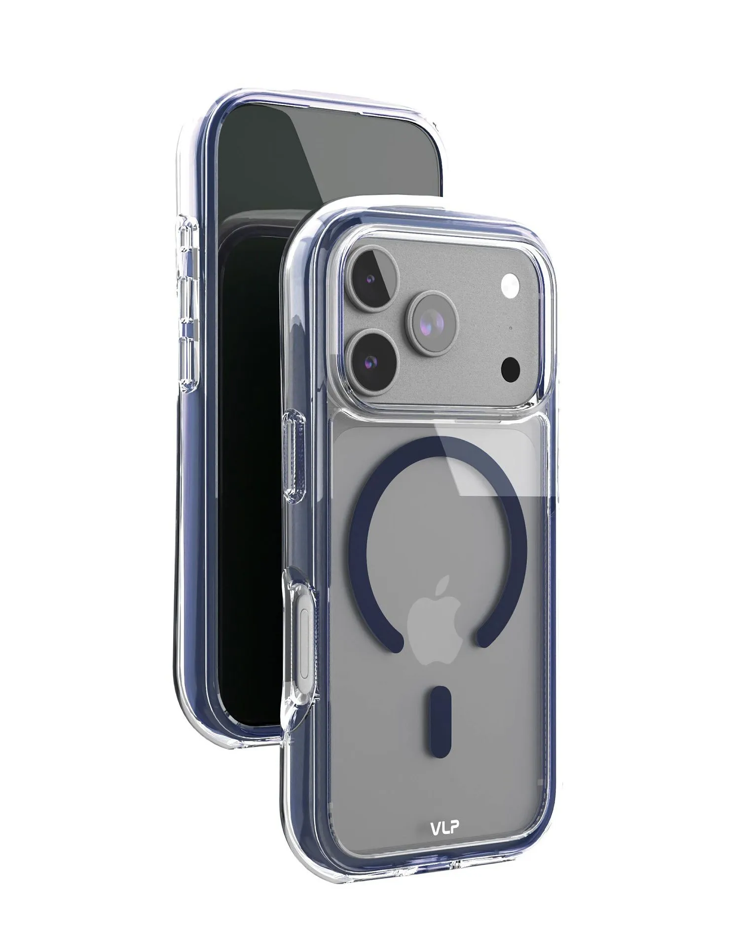 Чехол защитный VLP Bubble Case с MagSafe для iPhone 17 Pro, темно-синийphoto2