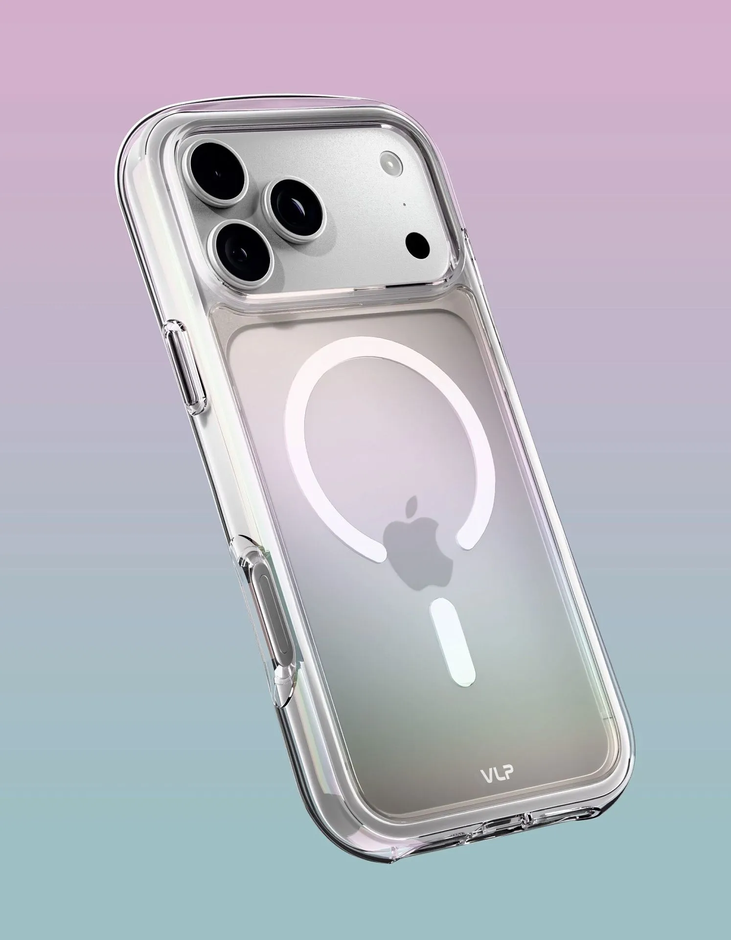 Чехол защитный VLP Bubble Case с MagSafe для iPhone 18 Pro Max, перламутрphoto3