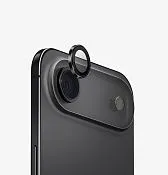 Защита камеры UNIQ Optix AluGuard Aluminum для iPhone Air, черный (black)