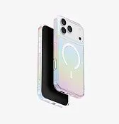 Чехол UNIQ Iridescia для iPhone 17 Pro Max, голографический (Holo Quartz)