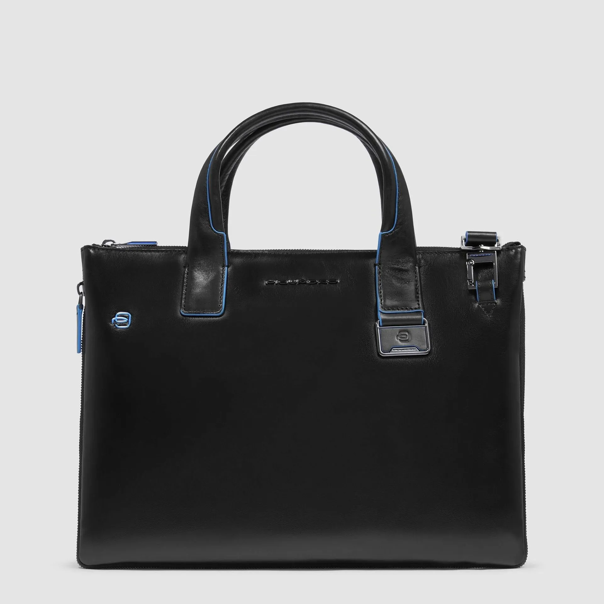 Тонкая кожаная сумка для ноутбука 14" Piquadro CA6857B2/N, чёрныйphoto0