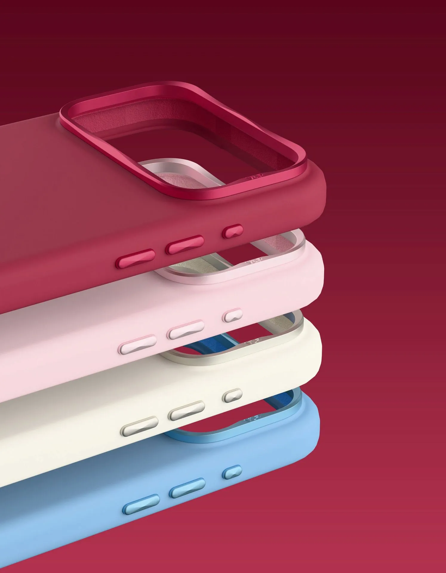 Чехол защитный VLP Aster Pro Case с MagSafe для iPhone 18 Pro Max, красныйphoto4