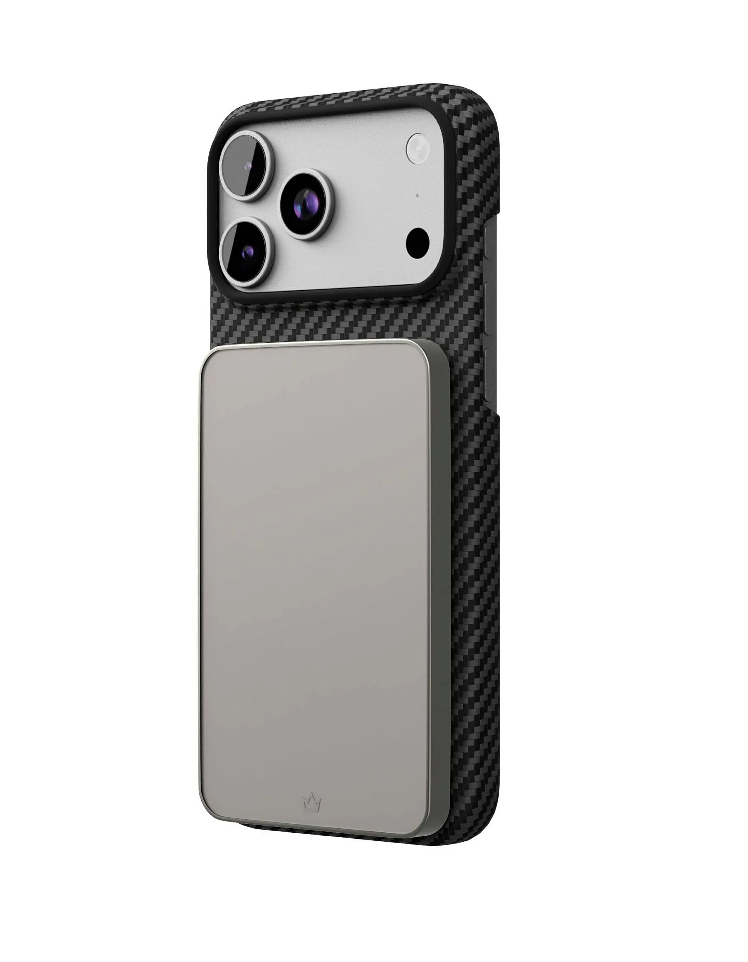 Чехол защитный VLP Kevlar Case с MagSafe для iPhone 17 Pro Max, черныйphoto4