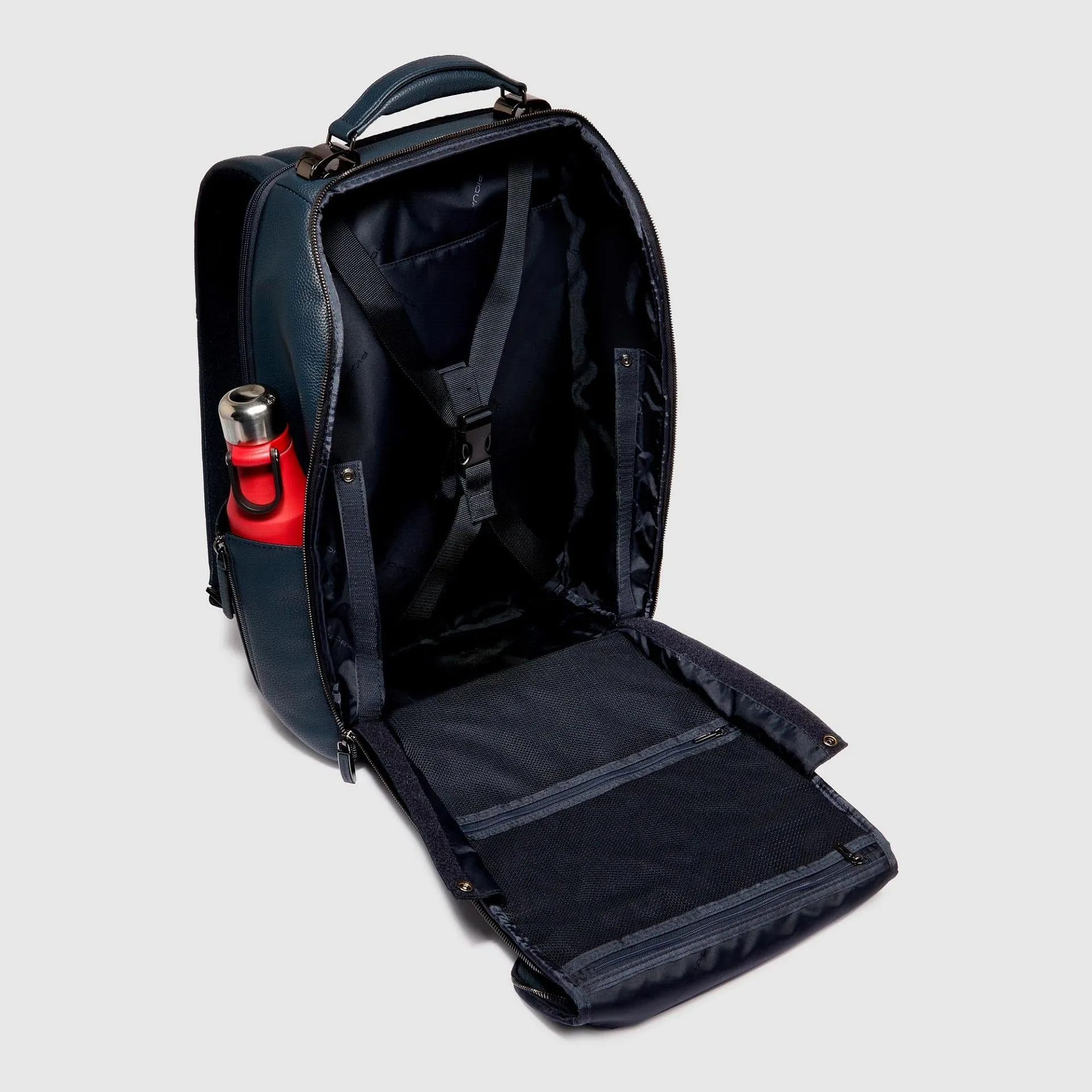 Кожаный рюкзак для ноутбука 15,6" с RFID-защитой Piquadro CA6645MOS/BLU, синийphoto7