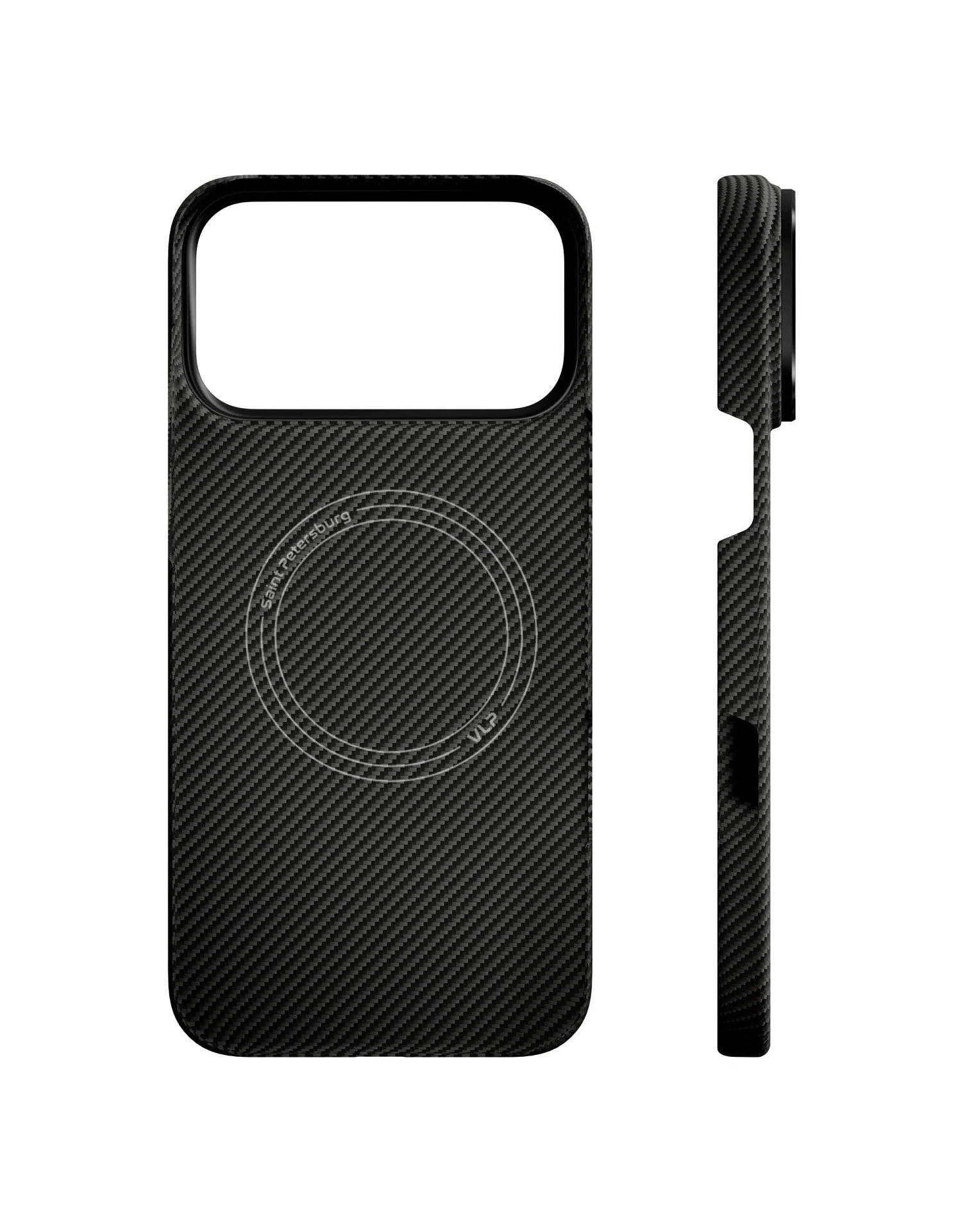 Чехол защитный VLP Kevlar Case с MagSafe для iPhone 18 Pro Max, черныйphoto8