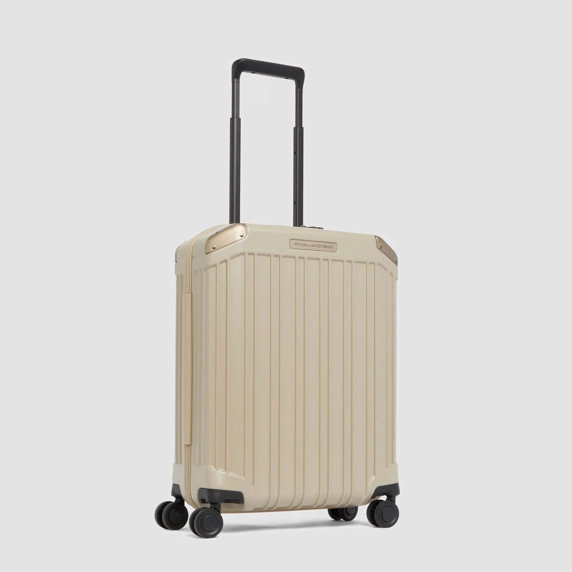 Жёсткий чемодан для ручной клади с замком TSA Piquadro BV4425PQL/BEO, матовый бежевыйphoto1
