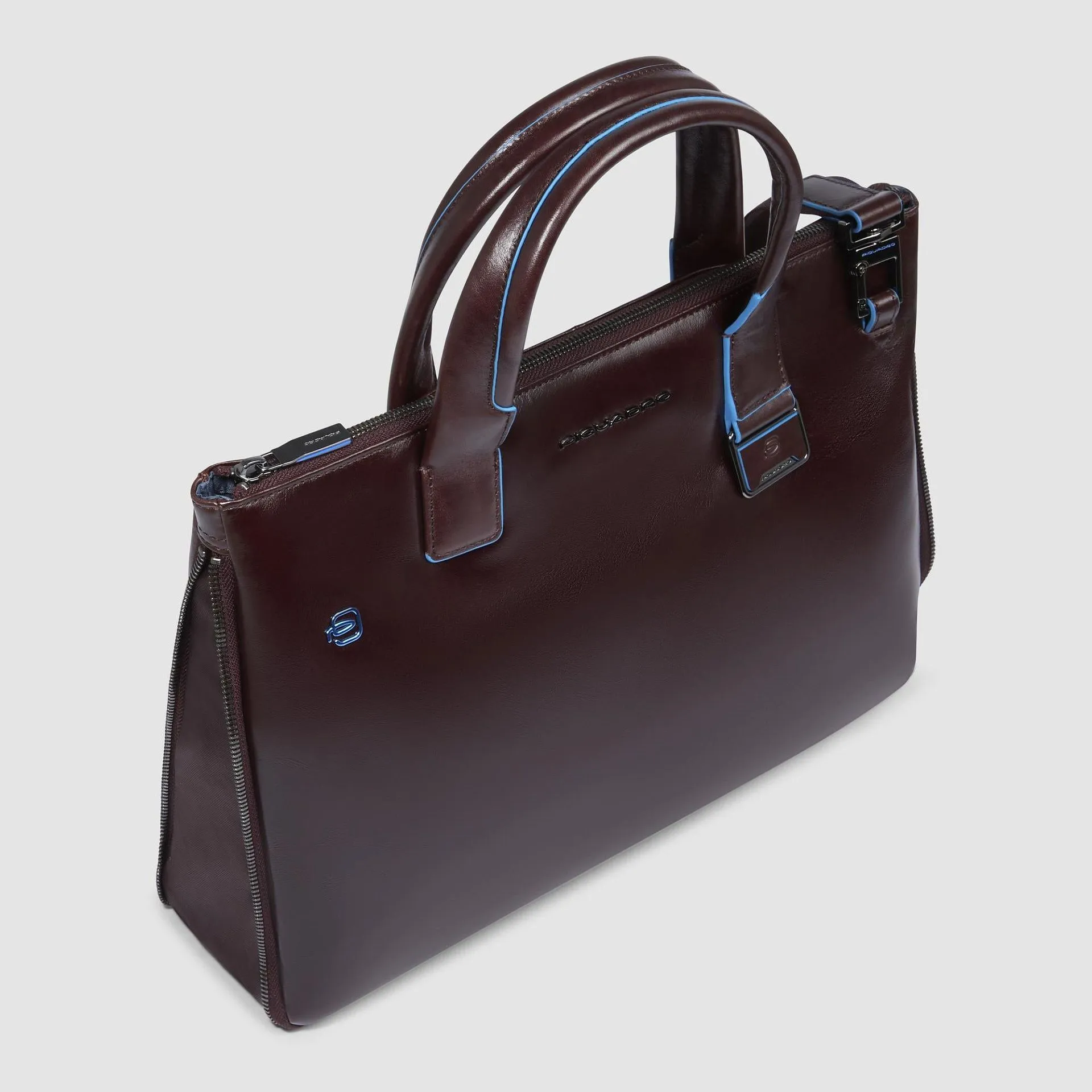 Тонкая кожаная сумка для ноутбука 14" Piquadro CA6857B2/MO, коричневыйphoto4