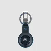 Кожаный брелок для ключей с отсеком для Bluetooth-трекера Piquadro AC7077B2/BLU2, синий