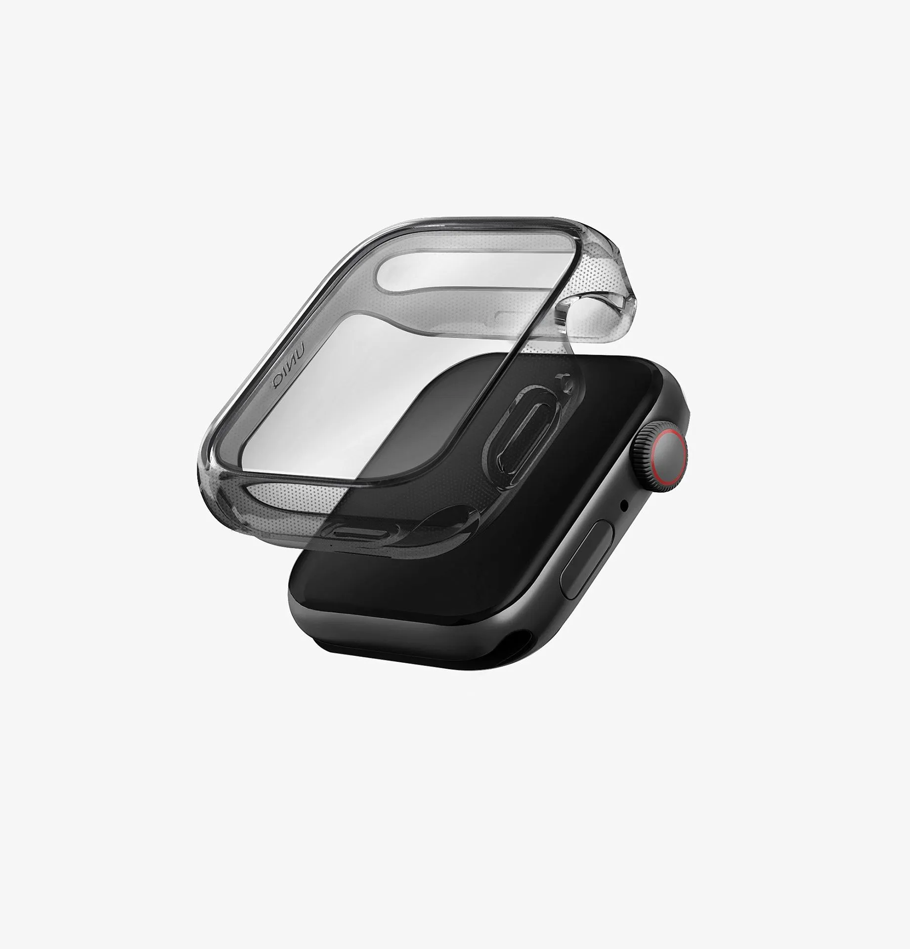 Чехол UNIQ Garde Slim для Apple Watch 44 мм, серый (Smoke)photo0