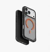 Чехол UNIQ Combat Active для iPhone 17 Pro Max, оранжевый / серый (Frostsmoke Orange)