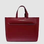 Женская кожаная сумка-тоут для ноутбука 15,6" Piquadro BD6680B2/R, красный