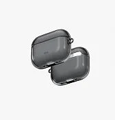 Чехол UNIQ Glase для AirPods Pro (3rd Gen), серый (Smoke)