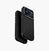 Чехол UNIQ Keva Tough для iPhone 17 Pro, черный (Black)