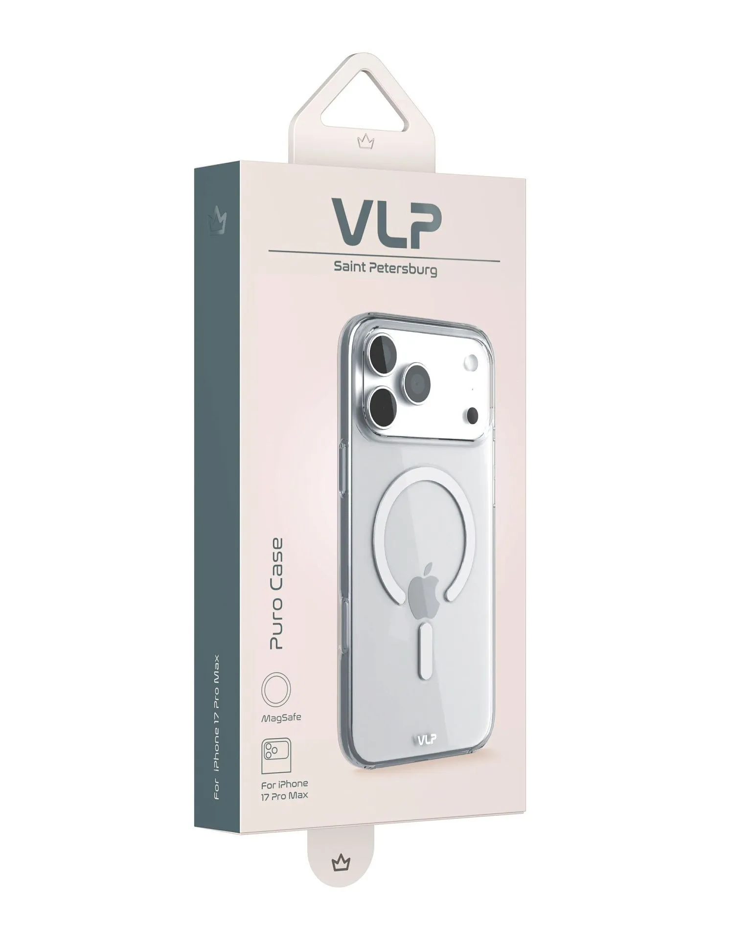 Чехол защитный VLP Puro Case с MagSafe для iPhone 17 Pro Max, прозрачныйphoto4
