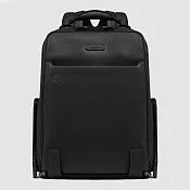 Дорожный кожаный рюкзак для ноутбука 15,6" Piquadro CA7107MOSBM/N, чёрный