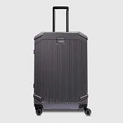 Чемодан средний расширяемый на 4 колёсах, замок TSA Piquadro BV4427POP/GR, серый
