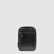 Кожаная сумка через плечо для iPad mini с RFID-защитой Piquadro CA6811B2/N, чёрный