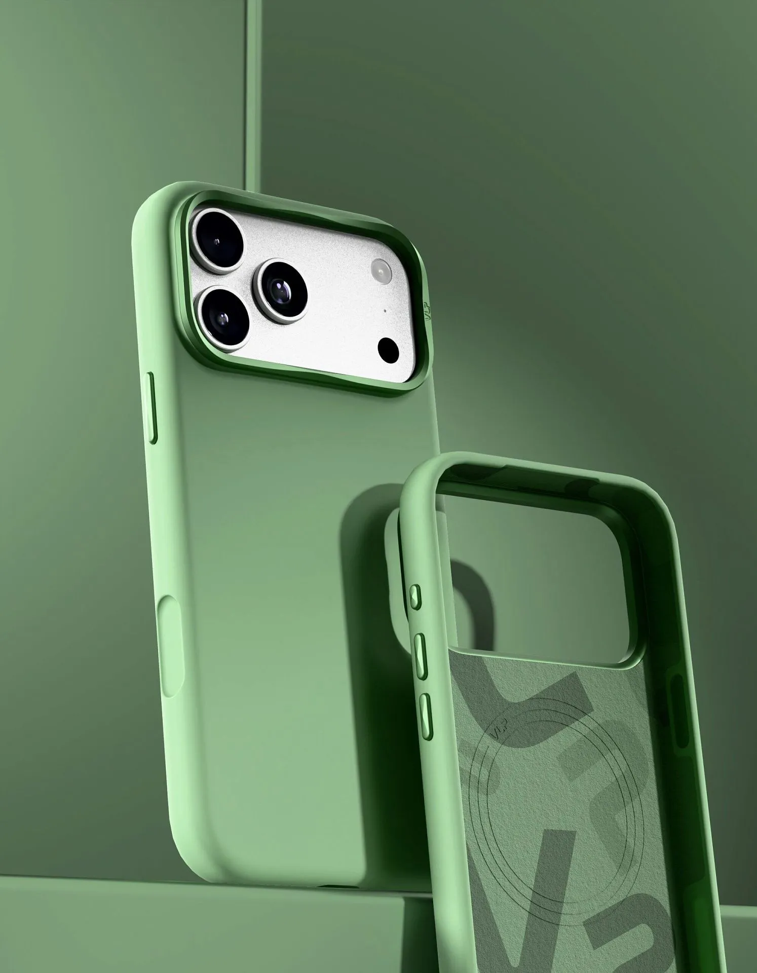 Чехол защитный VLP Aster Pro Case с MagSafe для iPhone 18 Pro Max, зеленыйphoto1