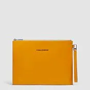 Мужской клатч из кожи для iPad 11" Blue Square Piquadro AC6510B2/G, жёлтый