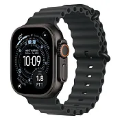 Apple Watch Ultra 3, 49 мм корпус из титана цвета Черный титан, ремешок Ocean черного цвета