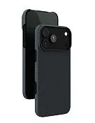 Чехол защитный VLP Kevlar Case с MagSafe для iPhone 18 Pro Max, синий