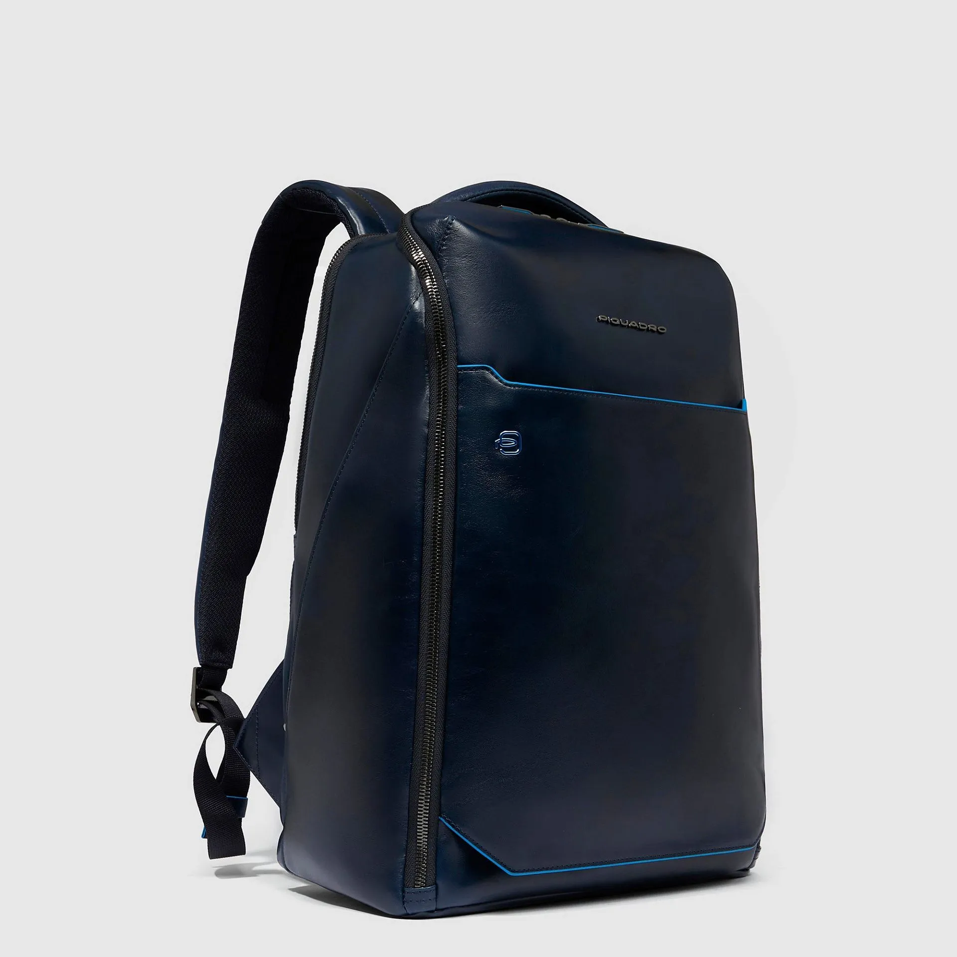 Кожаный рюкзак для ноутбука 14" с RFID-защитой Piquadro CA6591B2/BLU2, синийphoto1