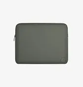 Чехол-конверт UNIQ Cyprus Smooth Neoprene Water-Resistant для ноутбуков до 14", зеленый (Dark Olive Green)
