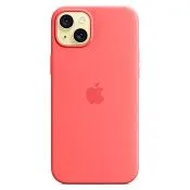 Силиконовый чехол MagSafe для iPhone 15 Plus Гуава
